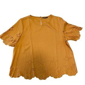 SHEIN Mustard blouse